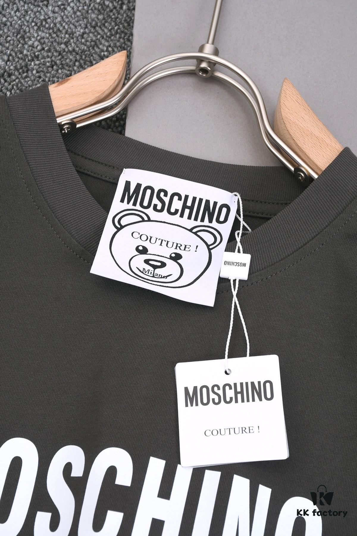 6931a577ccd8ab3d7af99c6a New Arrival 25S Moschino Digital Print T-Shirt, Premium Cotton Washed Fabric, Unisex Loose Fit, Soft and Comfortable, Fashionable for Youthful Style
