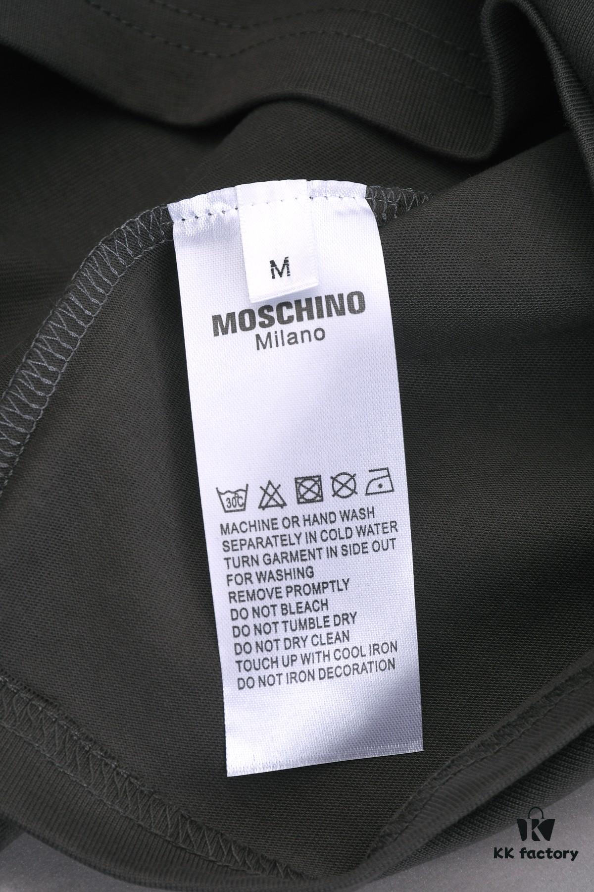 6931a577ccd8ab3d7af99c6b New Arrival 25S Moschino Digital Print T-Shirt, Premium Cotton Washed Fabric, Unisex Loose Fit, Soft and Comfortable, Fashionable for Youthful Style