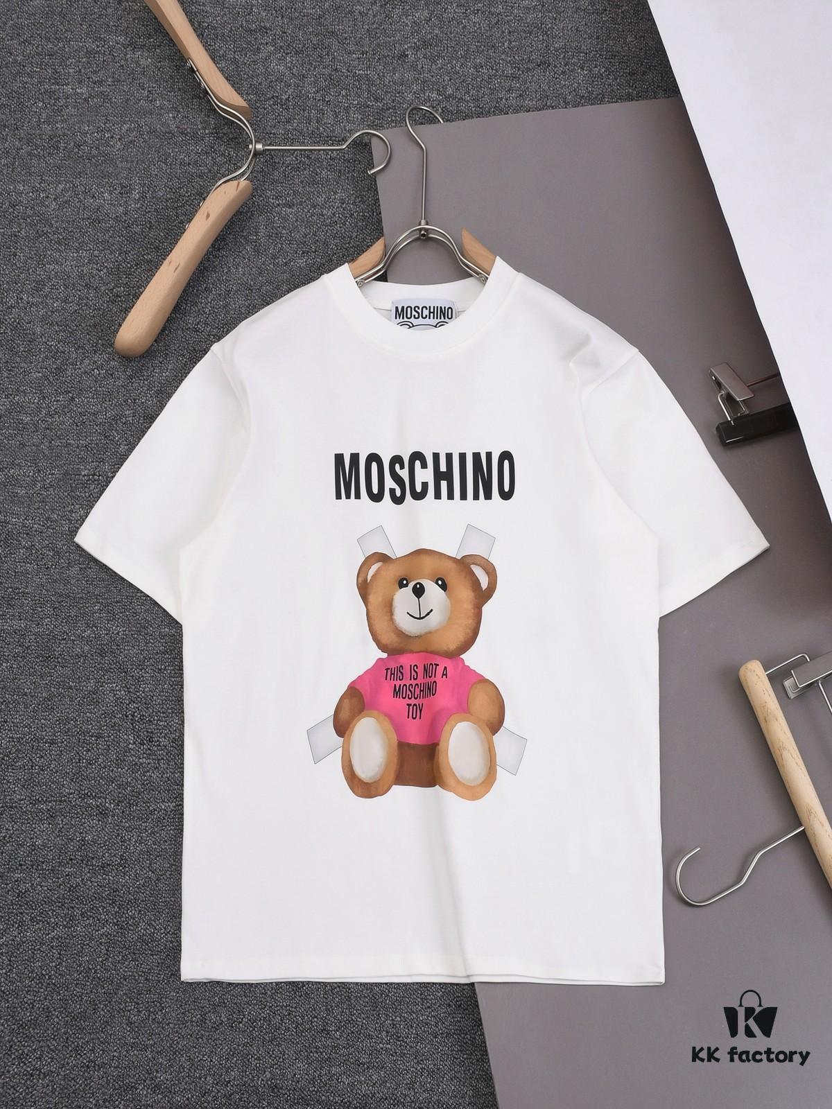 6931a577ccd8ab3d7af99c6d New Arrival 25S Moschino Digital Print T-Shirt, Premium Cotton Washed Fabric, Unisex Loose Fit Fashion Streetwear