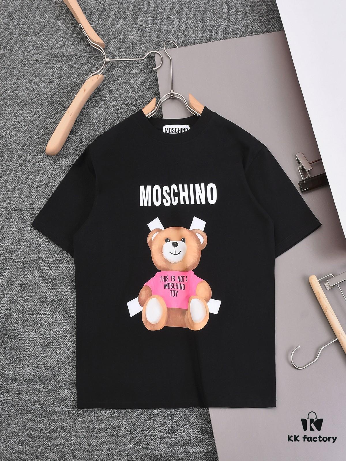 6931a578ccd8ab3d7af99c76 New Arrival 25S Moschino Digital Print T-Shirt, Premium Cotton Garment-Dyed Fabric, Soft and Comfortable, Unisex Oversized Fit