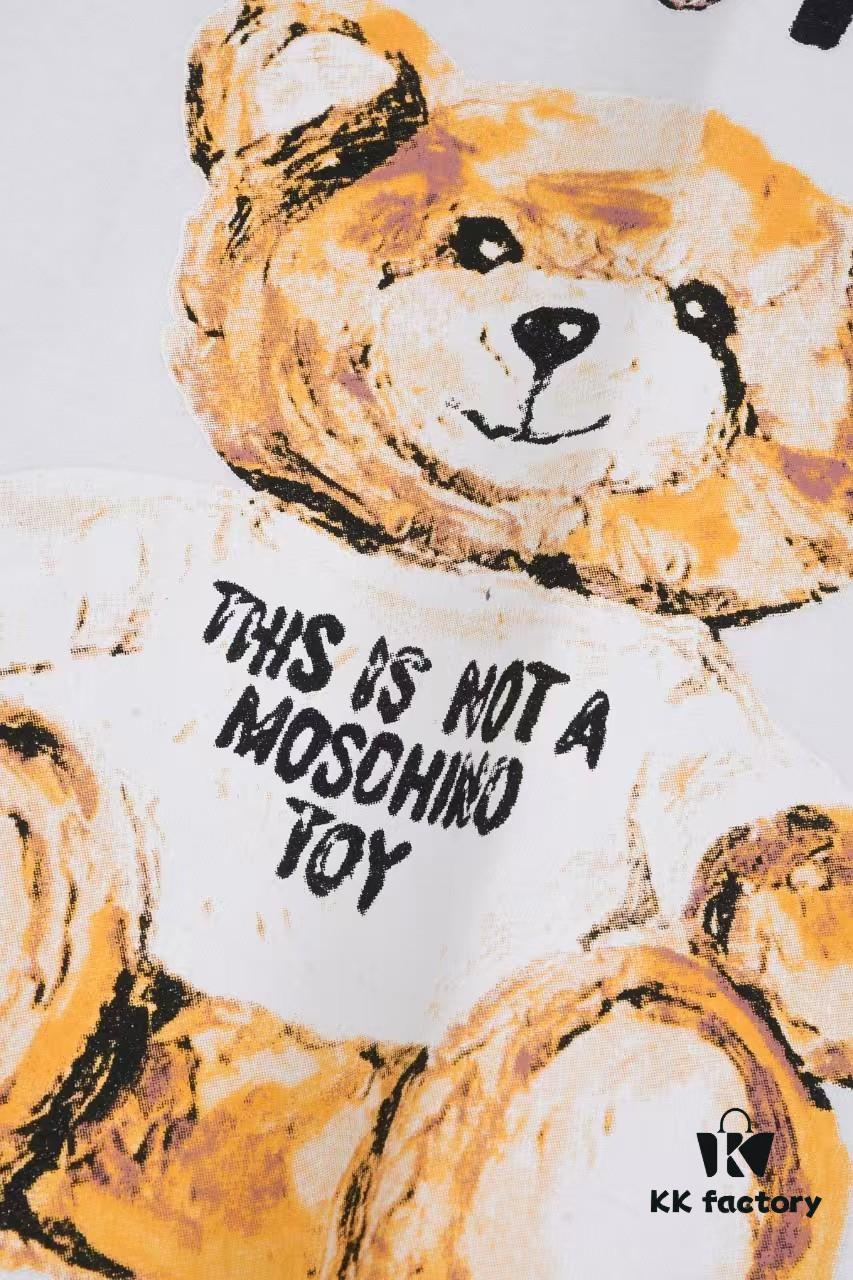6931a579ccd8ab3d7af99c95 New Arrival Moschino Print T-Shirt, Minimalist Fashion Design with Comfortable Color Matching, Premium 260gsm Pre-washed 100% Cotton Fabric, Soft and Skin-friendly Unisex Tee