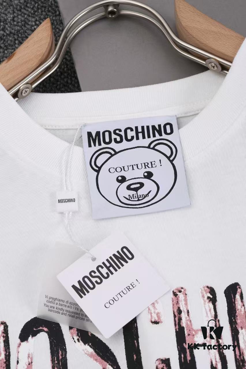 6931a579ccd8ab3d7af99c96 New Arrival Moschino Print T-Shirt, Minimalist Fashion Design with Comfortable Color Matching, Premium 260gsm Pre-washed 100% Cotton Fabric, Soft and Skin-friendly Unisex Tee