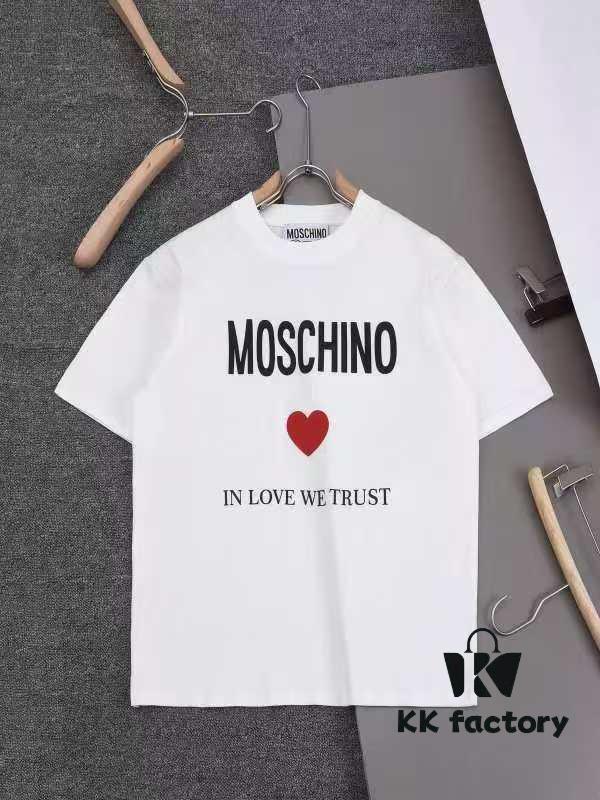 6931a57bccd8ab3d7af99cab Moschino Printed T-Shirt, New Arrival, Minimalist Fashion Design, Premium Quality, Pre-washed 260g Pure Cotton Fabric, Unisex Style