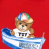 Moschino 2025 New Arrival Cute Collection Rainbow Bear Letter Logo Unisex Short Sleeve T-Shirt