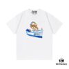 6931a57dccd8ab3d7af99cd4 Moschino 2025 New Arrival Cute Rainbow Bear Logo Unisex Short Sleeve T-Shirt