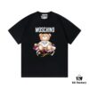 6931a580ccd8ab3d7af99d0f Moschino 2025 New Arrival Cute Series Tailor Bear Letter Logo Unisex Short Sleeve T-Shirt