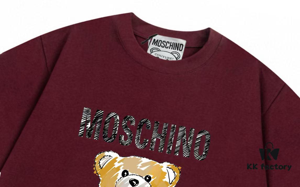 6931a581ccd8ab3d7af99d22 Moschino 2025 New Arrival Cute Collection Doll Letter Logo Unisex Short Sleeve T-Shirt