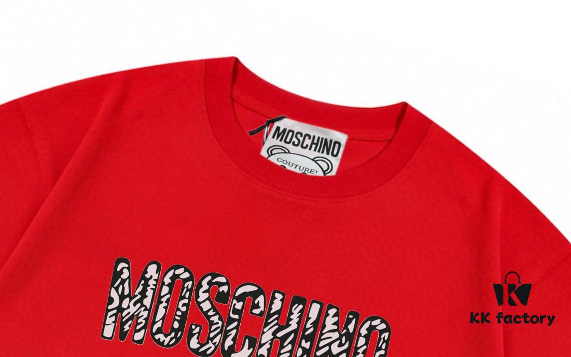 6931a583ccd8ab3d7af99d3b Moschino 2025 New Arrival Cute Series Sunglasses Bear Letter Logo Unisex Short Sleeve T-Shirt