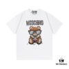 6931a584ccd8ab3d7af99d58 Moschino 2025 New Arrival Cute Series Sunglasses Bear Letter Logo Unisex Short Sleeve T-Shirt