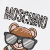 6931a584ccd8ab3d7af99d5c Moschino 2025 New Arrival Cute Series Sunglasses Bear Letter Logo Unisex Short Sleeve T-Shirt