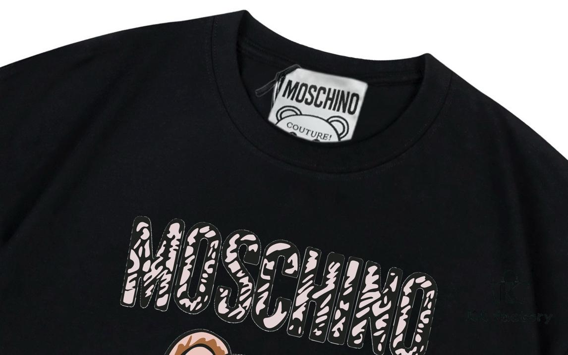 6931a585ccd8ab3d7af99d64 Moschino 2025 New Arrival Super Cute Series Sunglasses Bear Letter Logo Unisex Short Sleeve T-Shirt