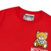 6931a589ccd8ab3d7af99db0 Moschino 2025 New Arrival Cute Series Mosaic Bear Letter Logo Unisex Short Sleeve T-Shirt
