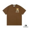 6931a58accd8ab3d7af99db6 Moschino 2025 New Arrival Cute Mosaic Bear Letter Logo Unisex Short Sleeve T-Shirt