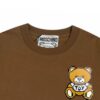 6931a58accd8ab3d7af99db9 Moschino 2025 New Arrival Cute Mosaic Bear Letter Logo Unisex Short Sleeve T-Shirt