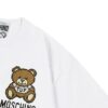 6931a58accd8ab3d7af99dc3 Moschino 2025 New Arrival Cute Series Mosaic Bear Letter Logo Unisex Short Sleeve T-Shirt