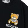 6931a58bccd8ab3d7af99dcc Moschino 2025 New Arrival Cute Collection Mosaic Bear Letter Logo Unisex Short Sleeve T-Shirt