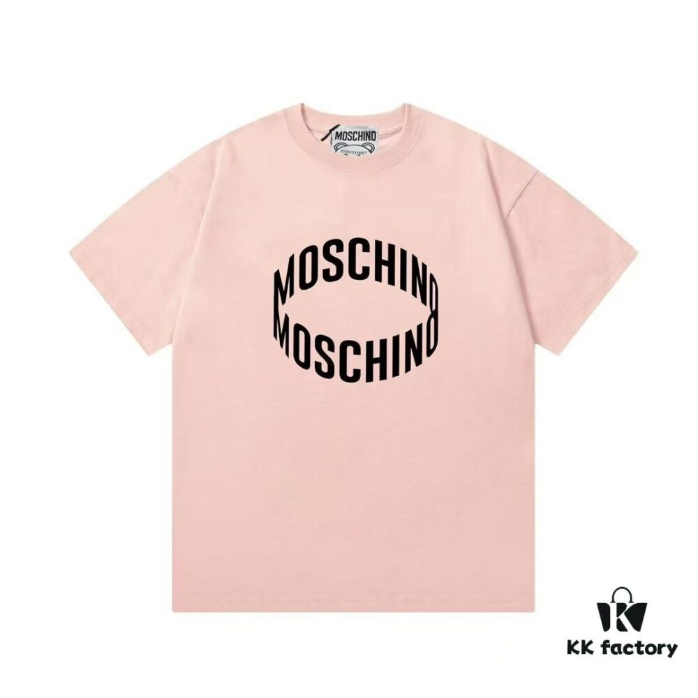 6931a58bccd8ab3d7af99dd1 Moschino 2025 New Arrival 3D Letter Logo Unisex Short Sleeve T-Shirt