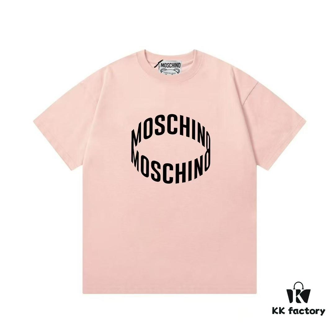 6931a58bccd8ab3d7af99dd1 Moschino 2025 New Arrival 3D Letter Logo Unisex Short Sleeve T-Shirt
