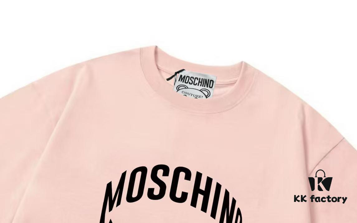 6931a58bccd8ab3d7af99dd4 Moschino 2025 New Arrival 3D Letter Logo Unisex Short Sleeve T-Shirt