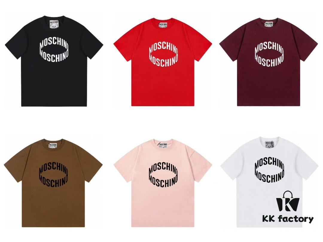 6931a58cccd8ab3d7af99dda Moschino 2025 New Arrival 3D Letter Logo Unisex Short Sleeve T-Shirt