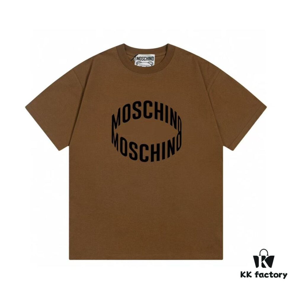 6931a58cccd8ab3d7af99ddf Moschino 2025 New Arrival 3D Letter Logo Unisex Short Sleeve T-Shirt
