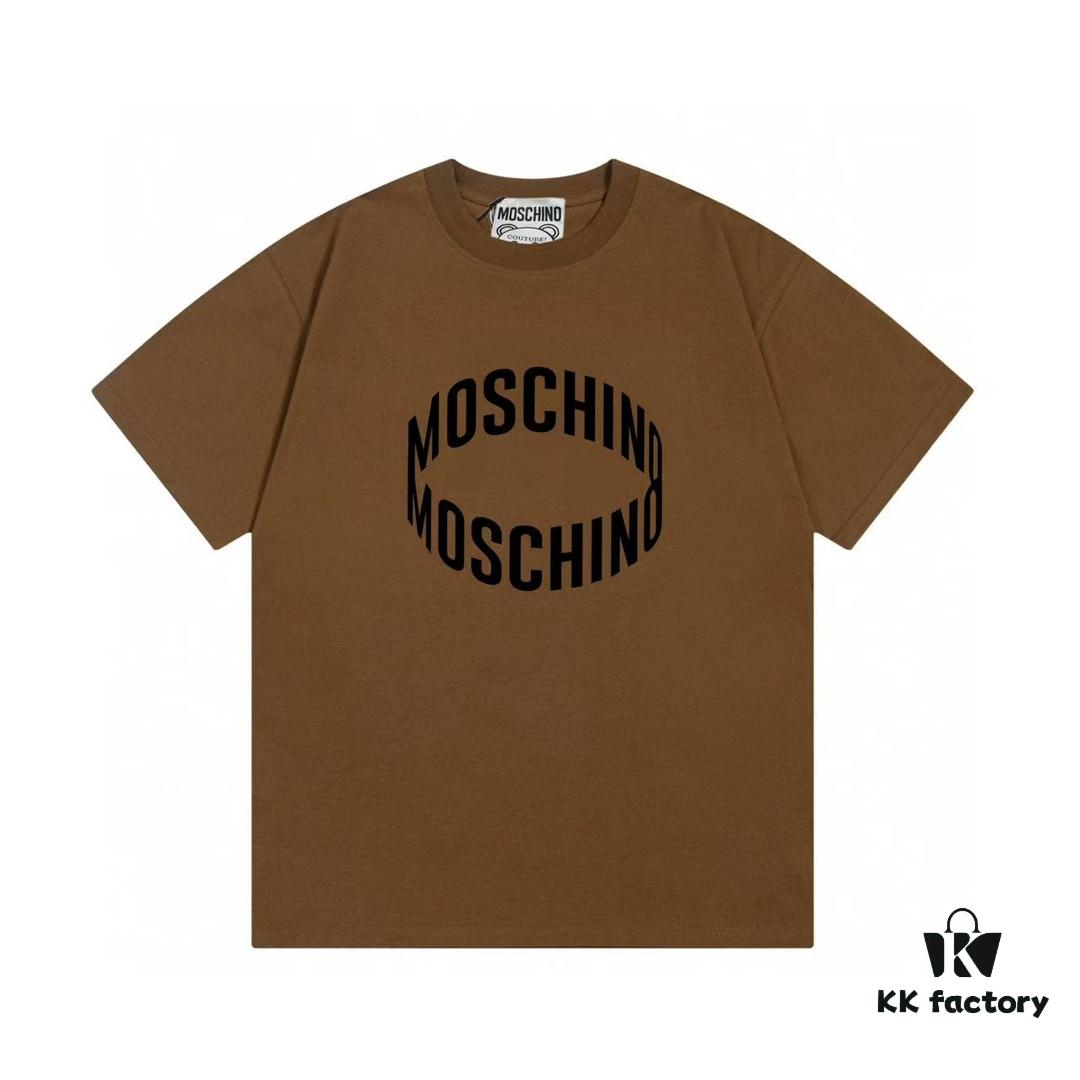 6931a58cccd8ab3d7af99ddf Moschino 2025 New Arrival 3D Letter Logo Unisex Short Sleeve T-Shirt