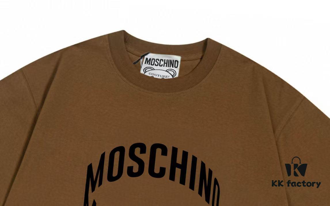 6931a58cccd8ab3d7af99de2 Moschino 2025 New Arrival 3D Letter Logo Unisex Short Sleeve T-Shirt