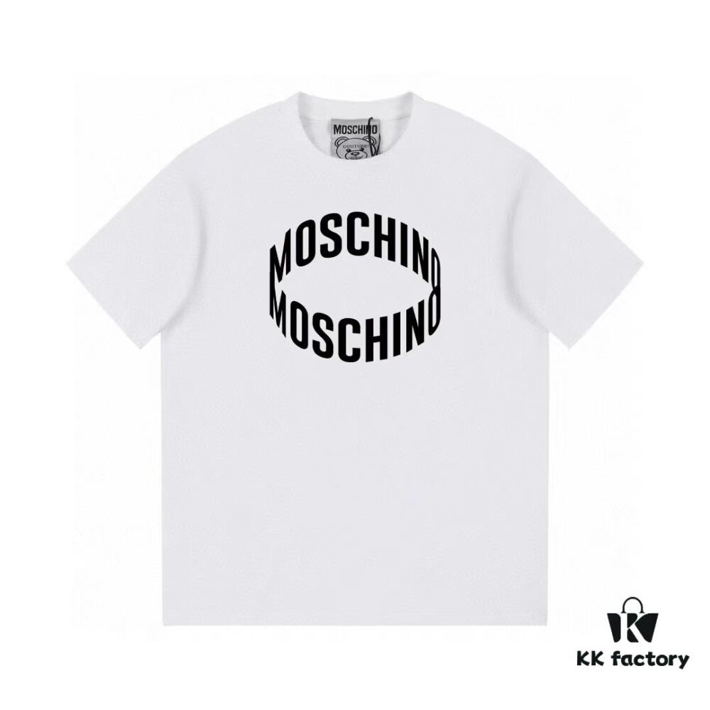 6931a58dccd8ab3d7af99de8 Moschino 2025 New Arrival 3D Letter Logo Unisex Short Sleeve T-Shirt