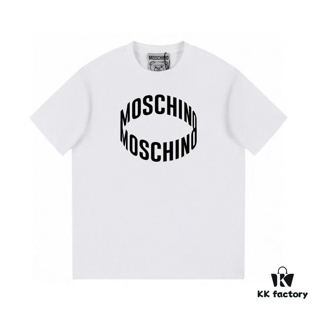 6931a58dccd8ab3d7af99de8 Moschino 2025 New Arrival 3D Letter Logo Unisex Short Sleeve T-Shirt