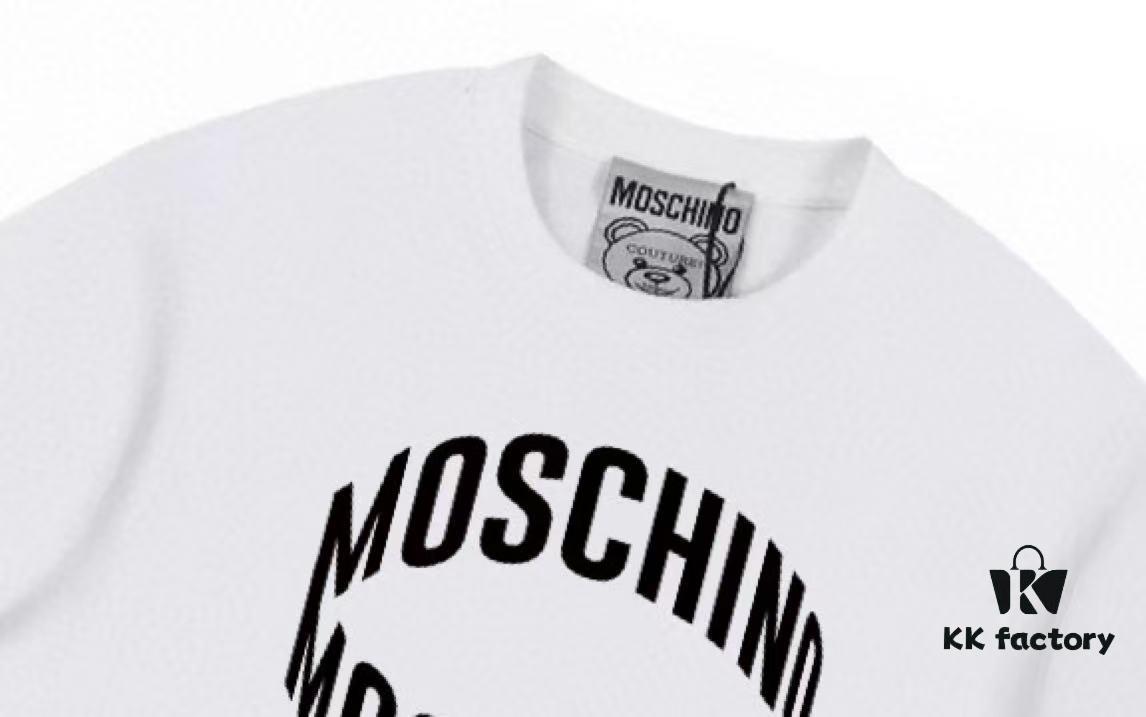 6931a58dccd8ab3d7af99deb Moschino 2025 New Arrival 3D Letter Logo Unisex Short Sleeve T-Shirt