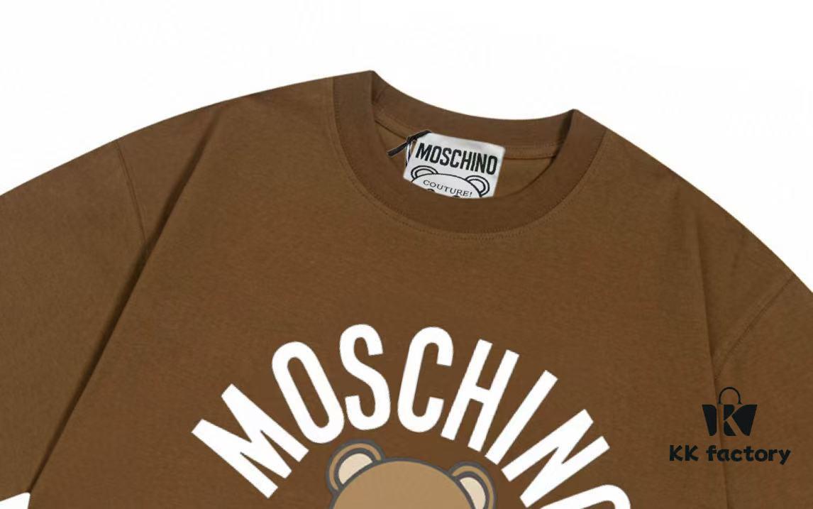 6931a58fccd8ab3d7af99e14 Moschino 2025 New Arrival Teddy Bear 🐻 Letter Logo Unisex Short Sleeve T-Shirt