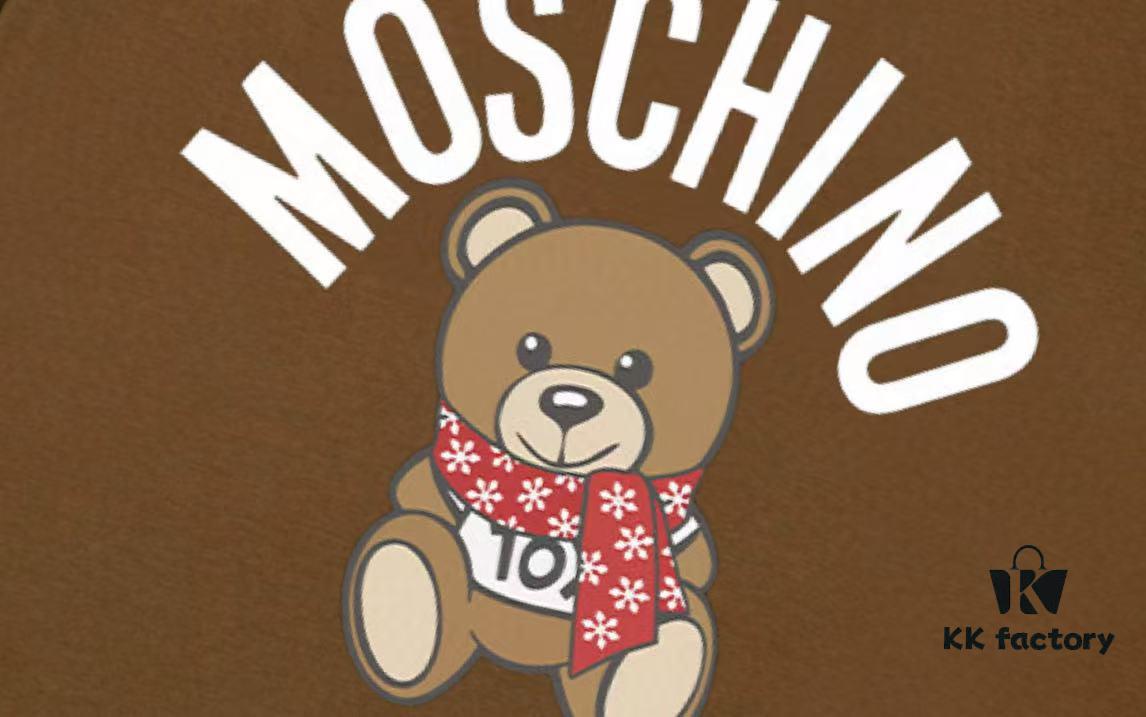 6931a58fccd8ab3d7af99e15 Moschino 2025 New Arrival Teddy Bear 🐻 Letter Logo Unisex Short Sleeve T-Shirt