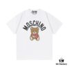 6931a58fccd8ab3d7af99e1a Moschino 2025 New Arrival Teddy Bear 🐻 Letter Logo Unisex Short Sleeve T-Shirt