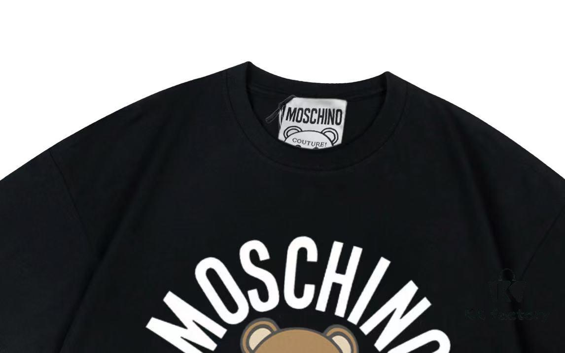 6931a590ccd8ab3d7af99e26 Moschino 2025 New Arrival Teddy Bear 🐻 Letter Logo Unisex Short Sleeve T-Shirt