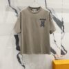 6931a591ccd8ab3d7af99e2e MOSCHINO 260g Crew Neck Short Sleeve T-Shirt with Cute Grey Bear and Letter Logo Print