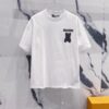 6931a591ccd8ab3d7af99e30 MOSCHINO 260g Crew Neck Short Sleeve T-Shirt with Cute Grey Bear and Letter Logo Print