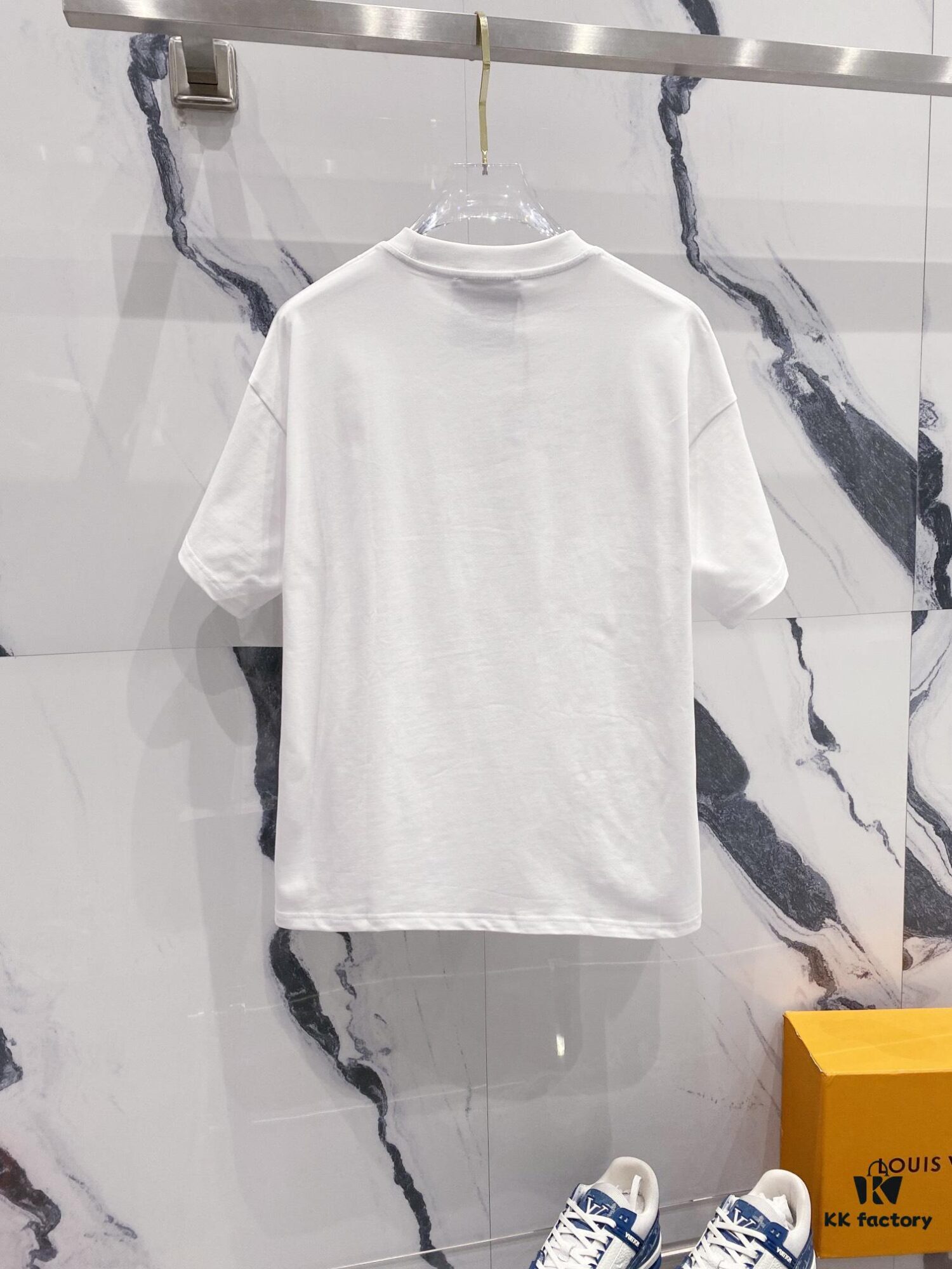 6931a591ccd8ab3d7af99e31 MOSCHINO 260g Crew Neck Short Sleeve T-Shirt with Cute Grey Bear and Letter Logo Print