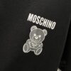 6931a591ccd8ab3d7af99e3d MOSCHINO 260g Crew Neck Short Sleeve T-Shirt with Cute Gray Bear and Letter Logo Print