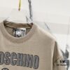 6931a592ccd8ab3d7af99e46 MOSCHINO Bear Logo Print Crew Neck Short Sleeve T-Shirt 260g