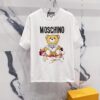 6931a593ccd8ab3d7af99e59 MOSCHINO Bear Logo 260g Crew Neck Short Sleeve T-Shirt