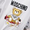6931a593ccd8ab3d7af99e5d MOSCHINO Bear Logo 260g Crew Neck Short Sleeve T-Shirt