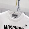 6931a593ccd8ab3d7af99e62 MOSCHINO Bear Logo 260g Crew Neck Short Sleeve T-Shirt