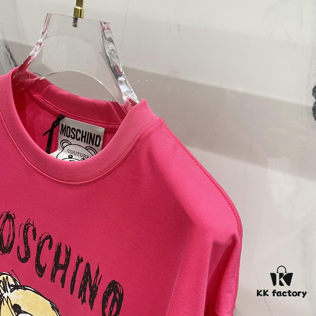 MOSCHINO Crew Neck Short Sleeve T-Shirt 260g
