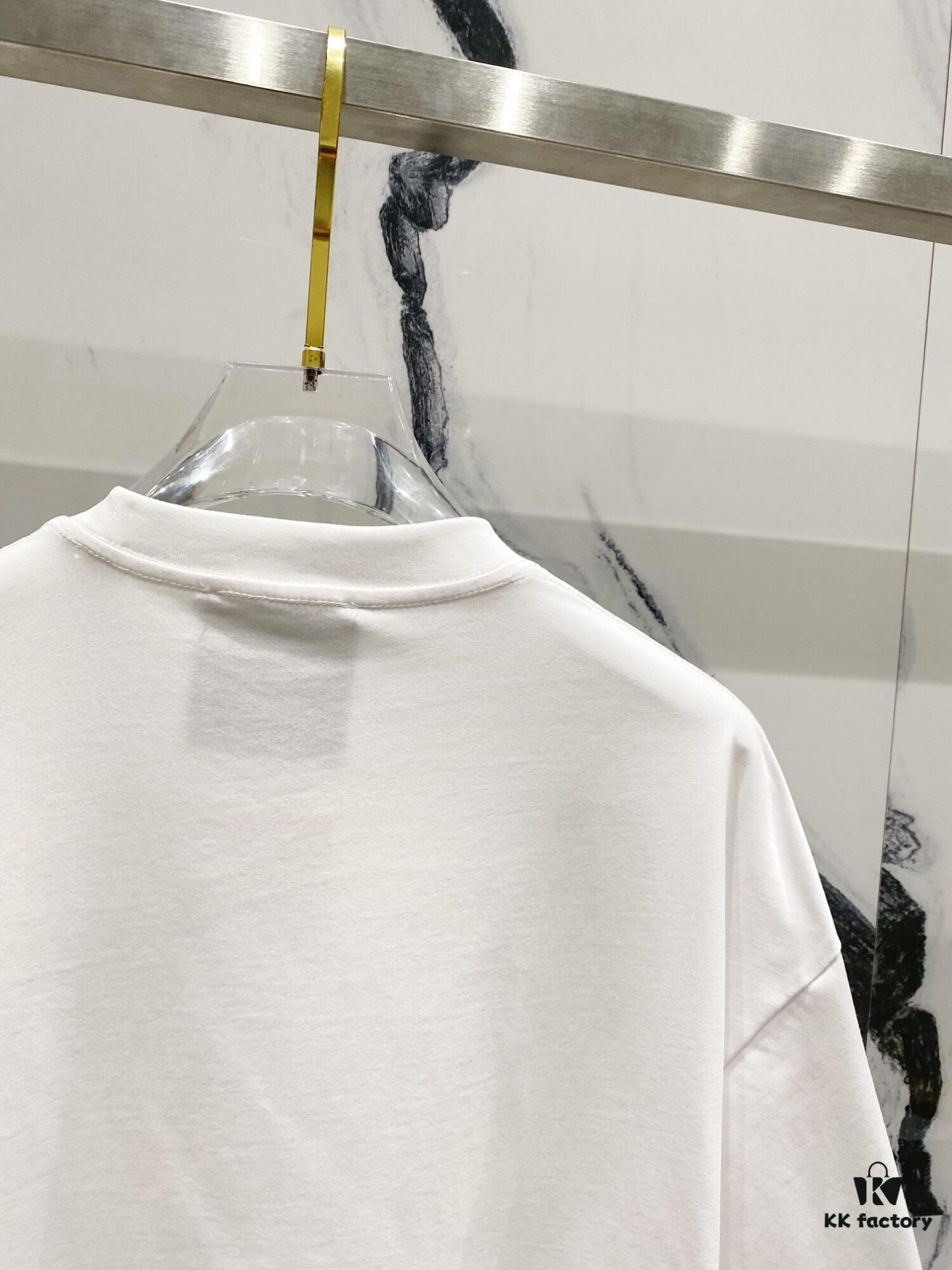 6931a596ccd8ab3d7af99e98 MOSCHINO 260g Crew Neck Short Sleeve T-Shirt with Classic Brand Letter Foil Logo