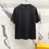 6931a597ccd8ab3d7af99ea0 MOSCHINO 260g Crew Neck Short Sleeve T-Shirt with Classic Brand Logo Foil Print
