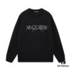McQueen New Sweater with Embroidered Logo Woolen Pullover
