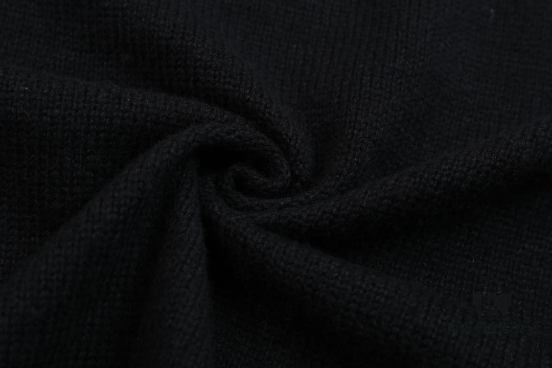 McQueen New Sweater with Embroidered Logo Woolen Pullover