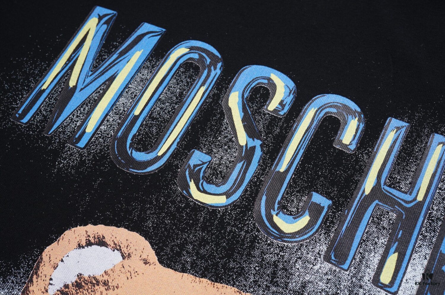 6931a59cccd8ab3d7af99f02 Q611# ♈️ Premium Combed Double-Yarn MOSCHINO 23 Lunar Rabbit Limited Edition Short Sleeve T-Shirt, 230g Double-Ply 32s 100% Cotton Fabric, Direct-to-Garment Digital Print, Unisex Design, Colors: Black, White