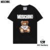 6931a5a0ccd8ab3d7af99f3d Q230#MOS 21 Spring New Arrival Super Cool Ice Ceramic Cotton Towel Embroidery Bear Short Sleeve T-Shirt Unisex Black and White S-XXL