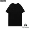 6931a5a0ccd8ab3d7af99f3e Q230#MOS 21 Spring New Arrival Super Cool Ice Ceramic Cotton Towel Embroidery Bear Short Sleeve T-Shirt Unisex Black and White S-XXL